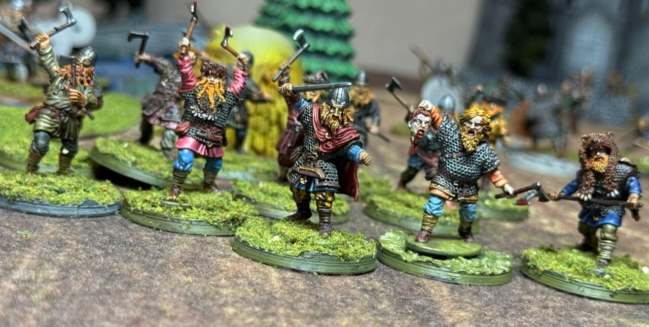 Oaths and Banners line of warriors advancing