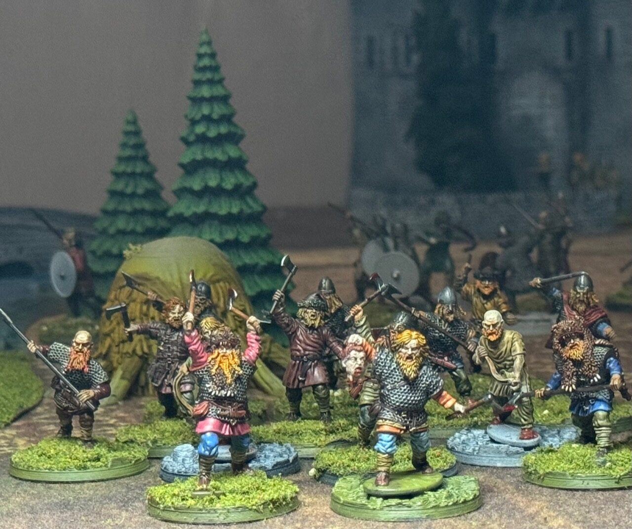 Oaths and Banners Viking warband assembled for battle